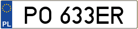 Truck License Plate